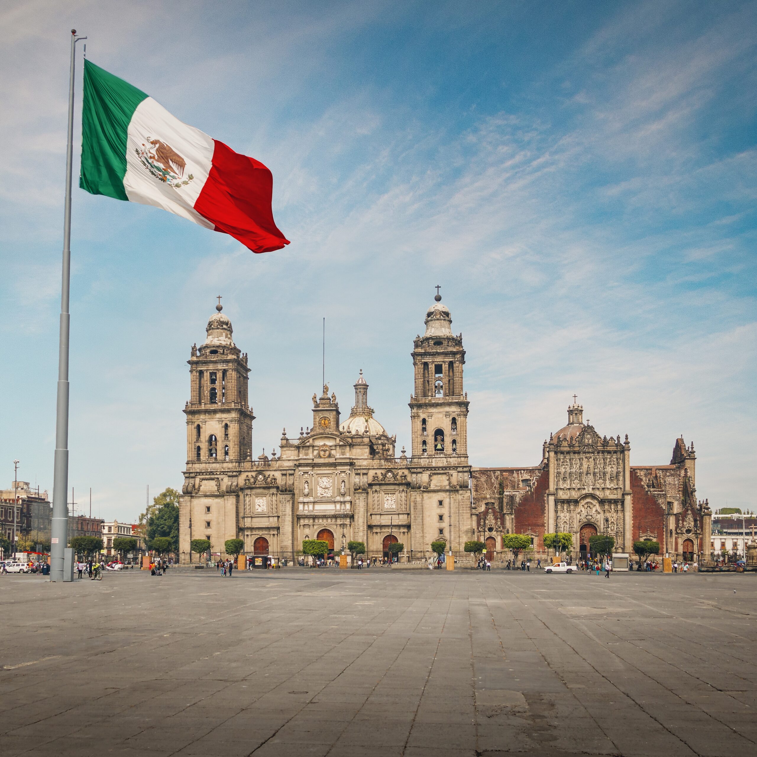Plaza Zócalo y Catedral de la Ciudad de México